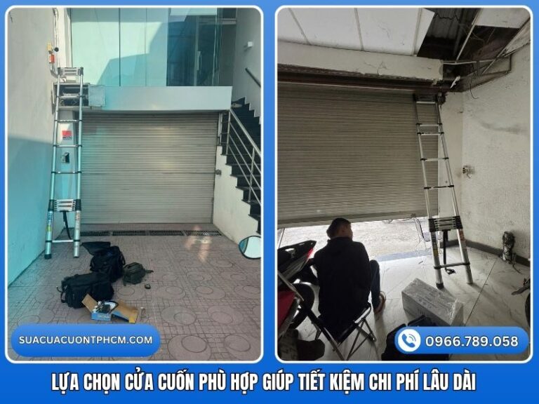 Bí quyết lựa chọn cửa cuốn phù hợp giúp gia chủ tiết kiệm chi phí bảo trì, sửa chữa lâu dài