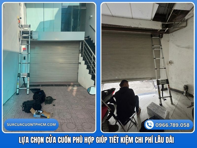 Bí quyết lựa chọn cửa cuốn phù hợp giúp gia chủ tiết kiệm chi phí bảo trì, sửa chữa lâu dài