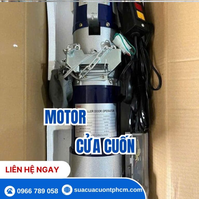 Motor cửa cuốn chính hãng, động cơ vận hành êm ái, bền bỉ, hỗ trợ lắp đặt và thay thế tại Sửa Cửa Cuốn 24h.