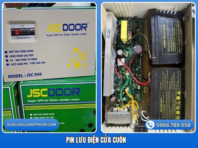 Thay pin lưu điện cửa cuốn, ắc quy UPS giá rẻ tại TPHCM