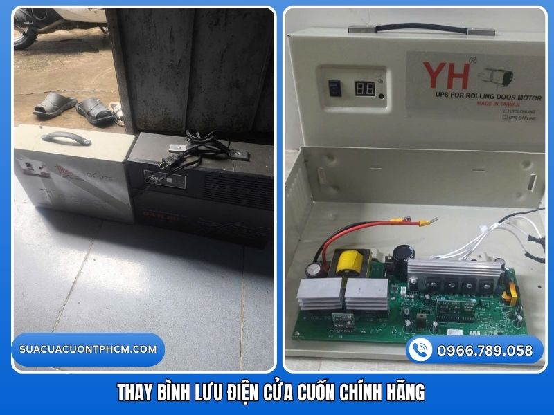 Kiểm tra bộ lưu điện Austdoor P1000 bị hỏng